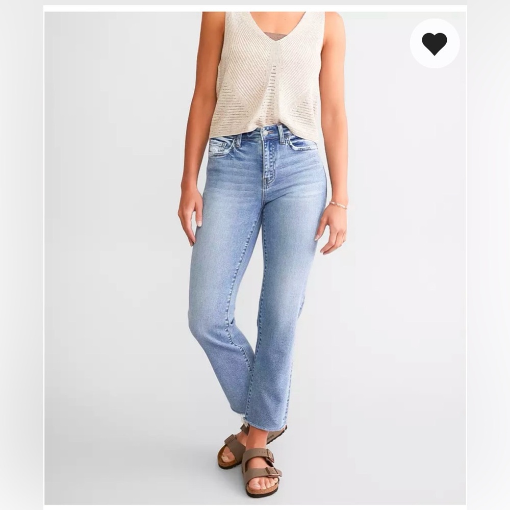 NWOT Buckle Willow & Root High Rise Cropped Stretch Jeans - Picture 1 of 16